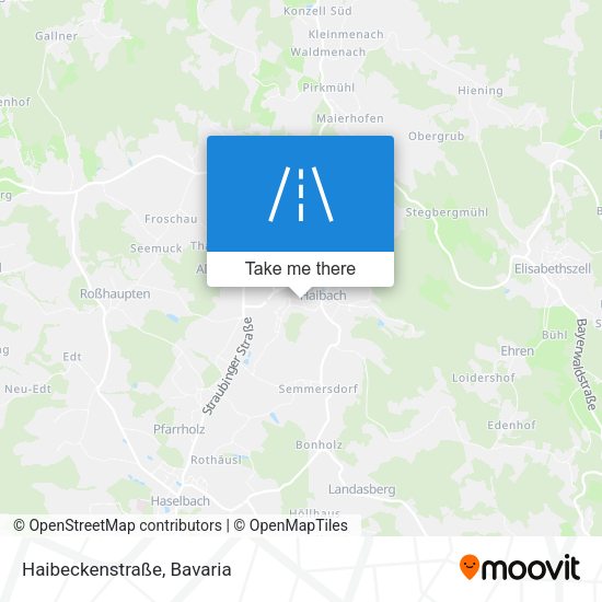 Haibeckenstraße map