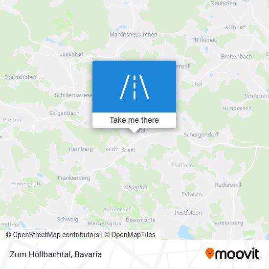 Zum Höllbachtal map