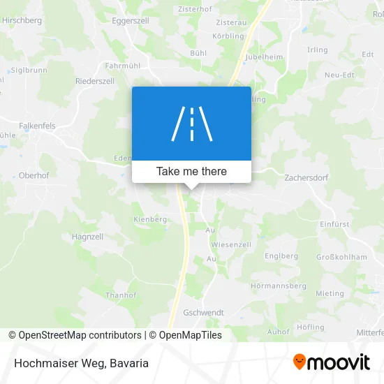 Hochmaiser Weg map