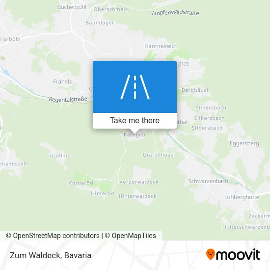 Карта Zum Waldeck