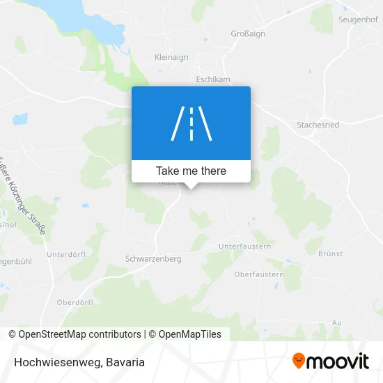 Карта Hochwiesenweg