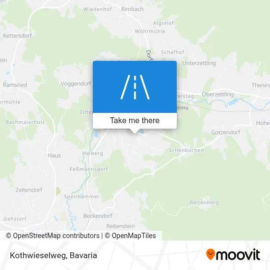 Kothwieselweg map