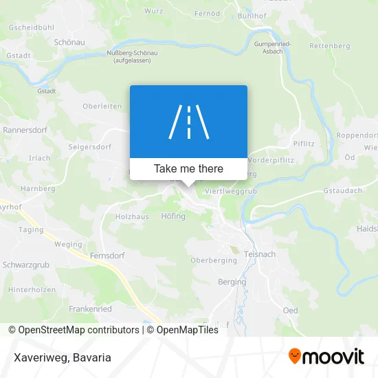 Карта Xaveriweg