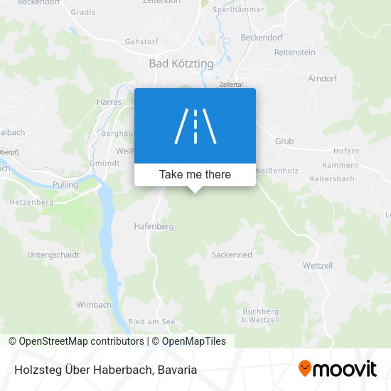 Holzsteg Über Haberbach map
