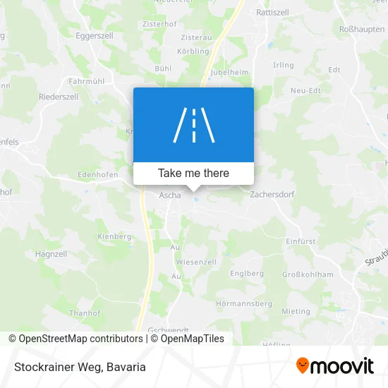 Карта Stockrainer Weg
