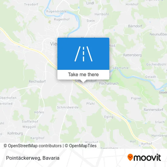 Карта Pointäckerweg