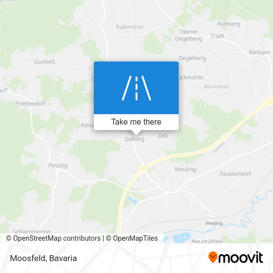 Карта Moosfeld