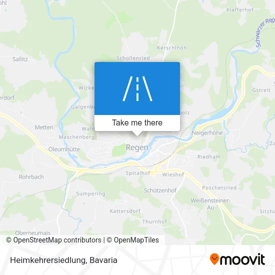 Карта Heimkehrersiedlung