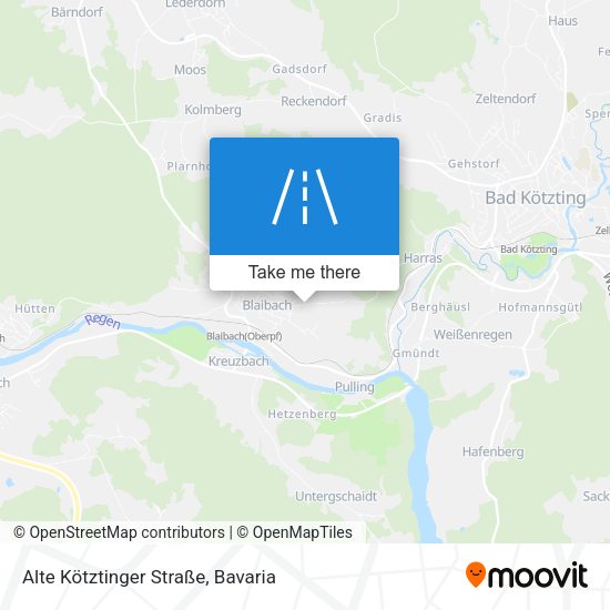 Alte Kötztinger Straße map