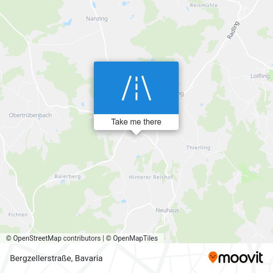 Bergzellerstraße map