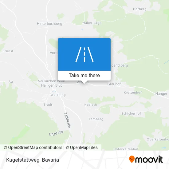 Карта Kugelstattweg