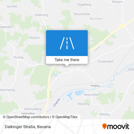Dalkinger Straße map