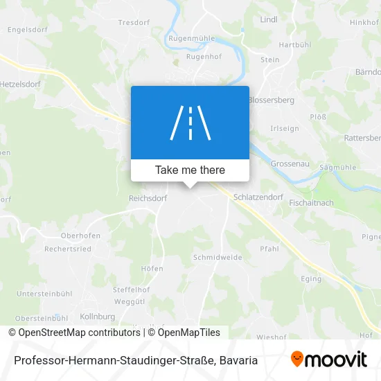 Карта Professor-Hermann-Staudinger-Straße