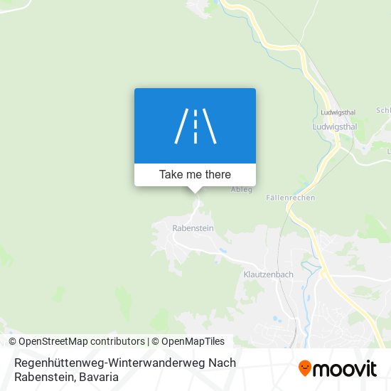 Regenhüttenweg-Winterwanderweg Nach Rabenstein map