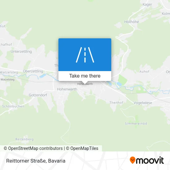Карта Reittorner Straße