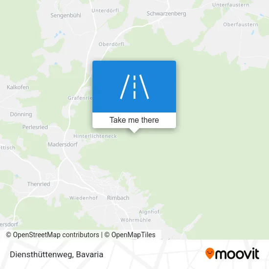 Карта Diensthüttenweg