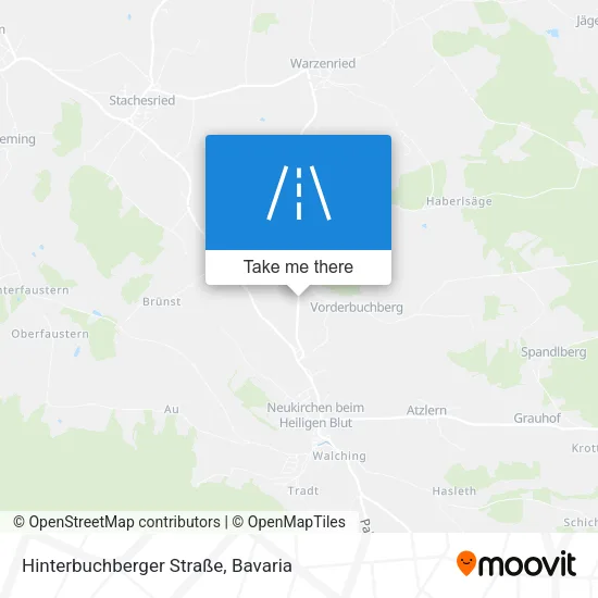 Карта Hinterbuchberger Straße