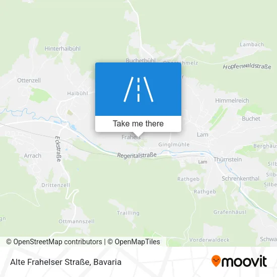 Карта Alte Frahelser Straße