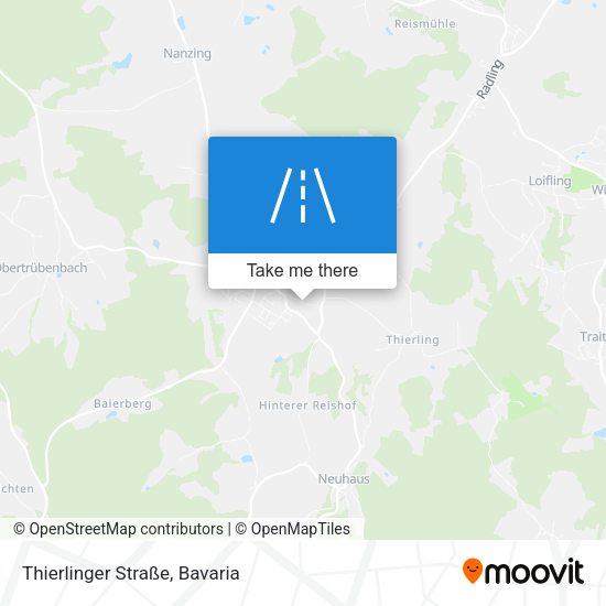 Thierlinger Straße map