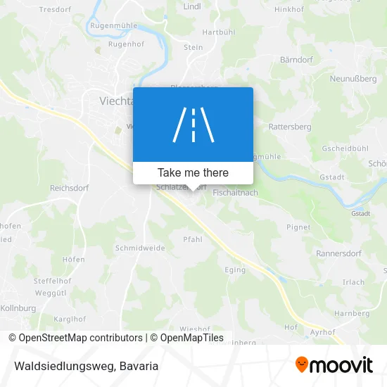 Карта Waldsiedlungsweg