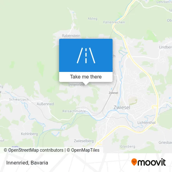Innenried map