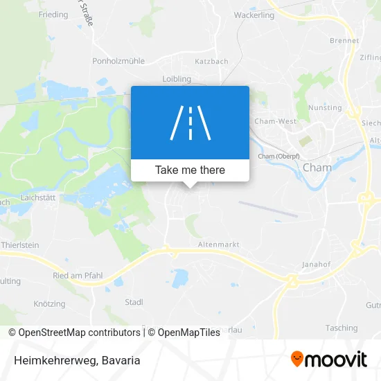 Карта Heimkehrerweg