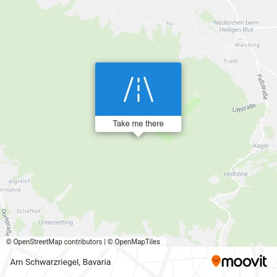 Am Schwarzriegel map