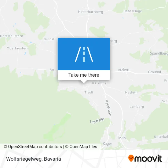 Карта Wolfsriegelweg