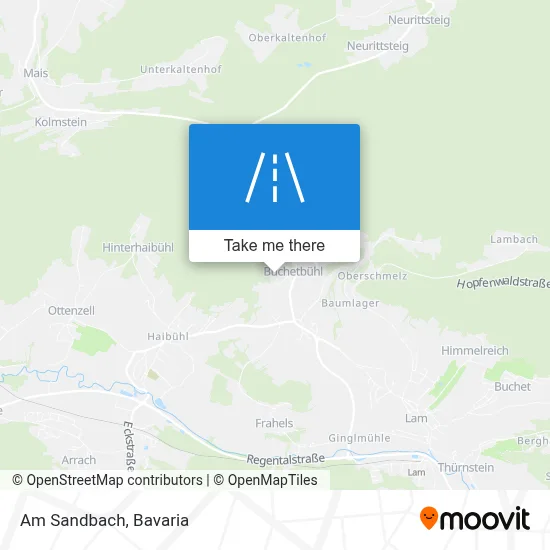Am Sandbach map