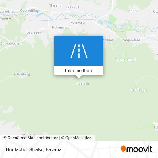 Hudlacher Straße map