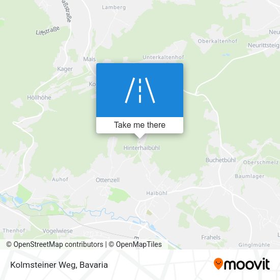 Карта Kolmsteiner Weg