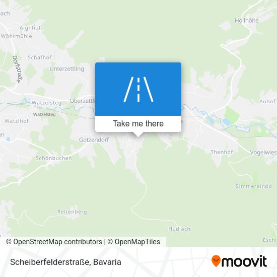 Scheiberfelderstraße map