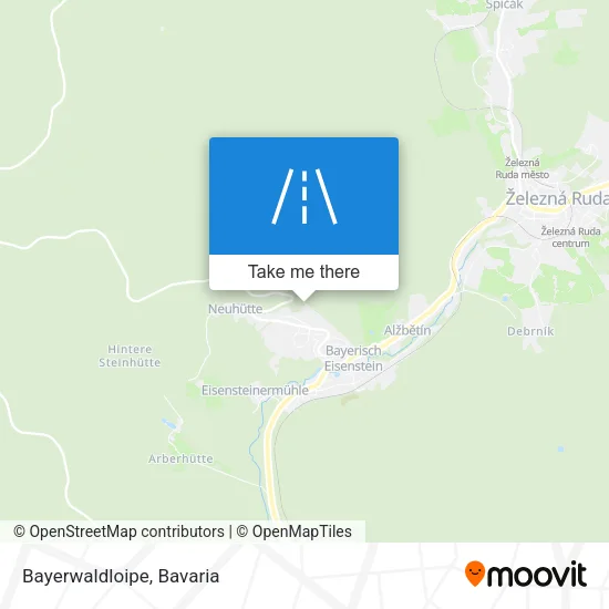 Карта Bayerwaldloipe