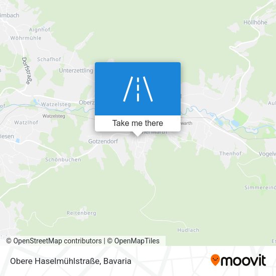 Obere Haselmühlstraße map