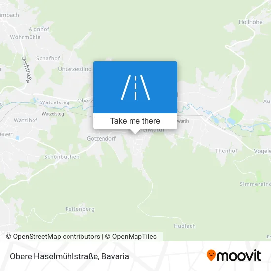 Карта Obere Haselmühlstraße