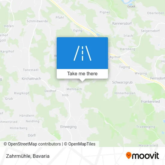 Карта Zahrmühle