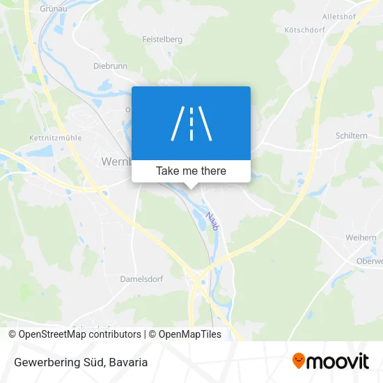 Карта Gewerbering Süd