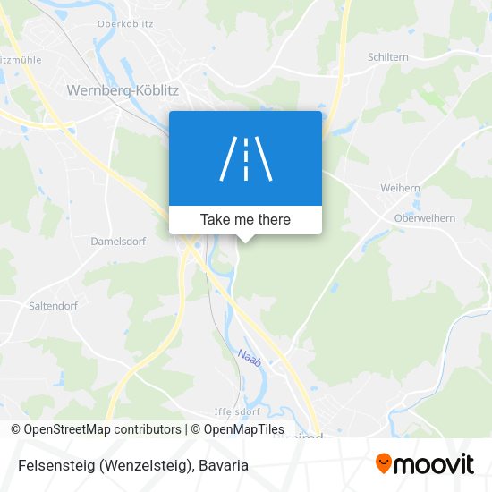 Felsensteig (Wenzelsteig) map