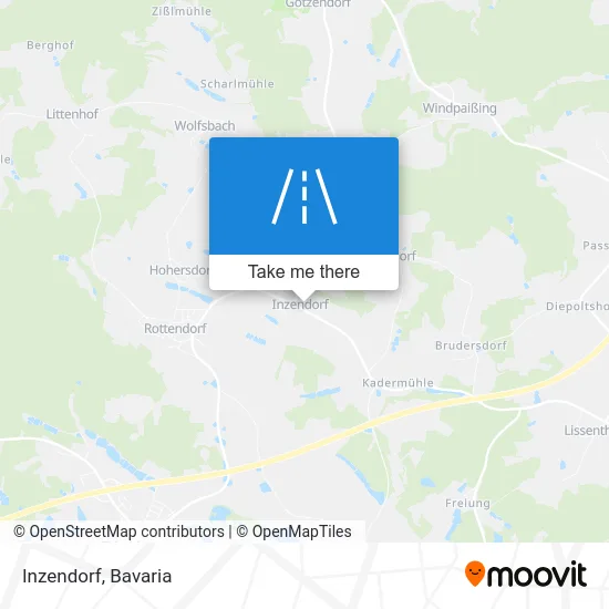 Inzendorf map