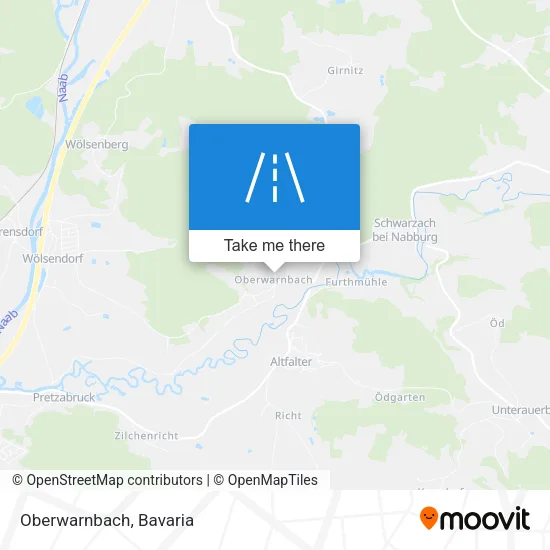 Карта Oberwarnbach