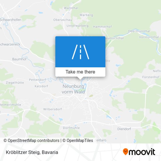 Kröblitzer Steig map