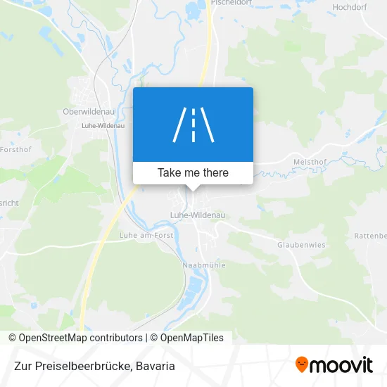 Карта Zur Preiselbeerbrücke