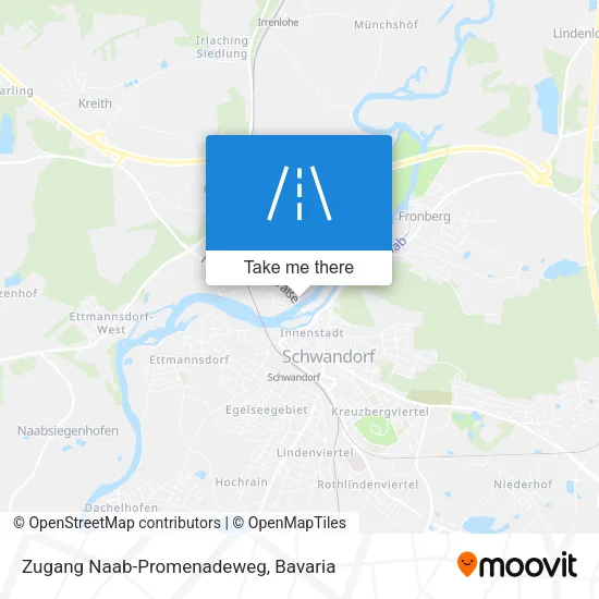 Карта Zugang Naab-Promenadeweg