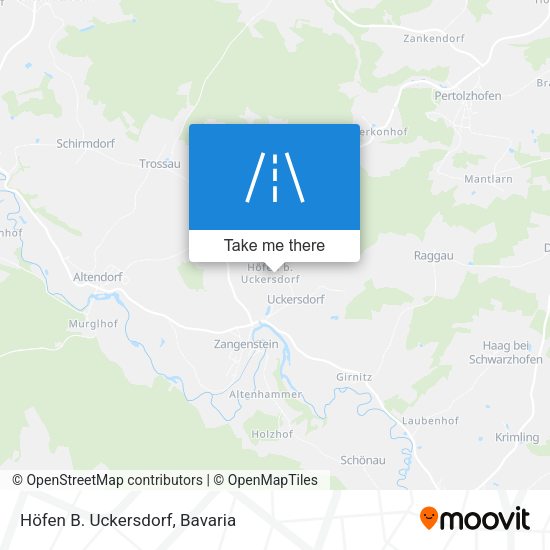 Höfen B. Uckersdorf map
