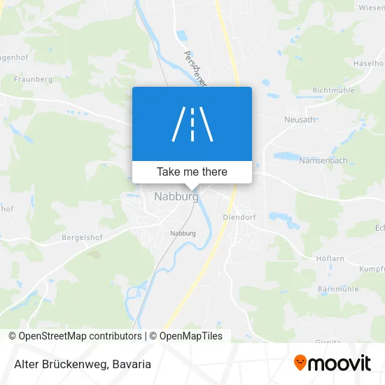 Карта Alter Brückenweg