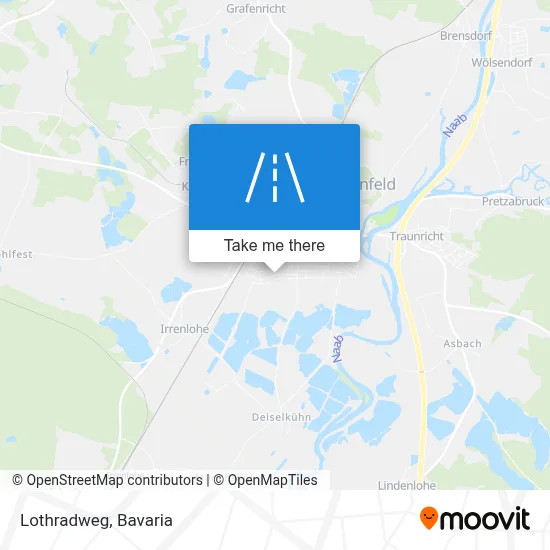 Lothradweg map