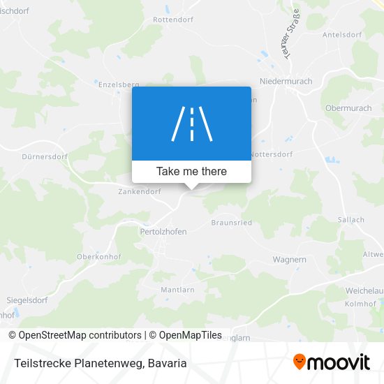 Teilstrecke Planetenweg map
