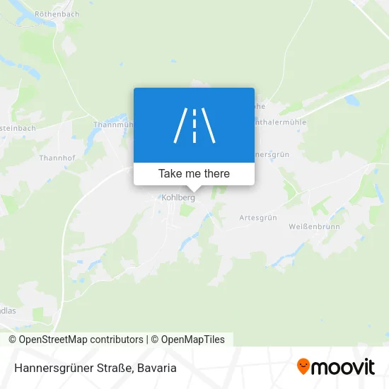 Hannersgrüner Straße map