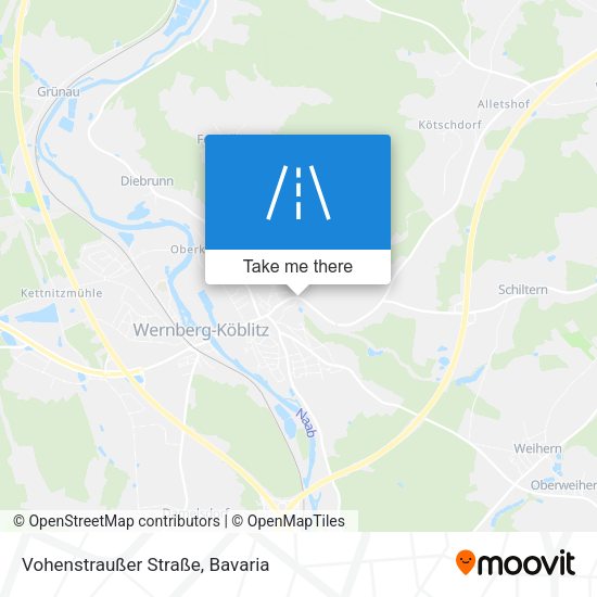 Vohenstraußer Straße map