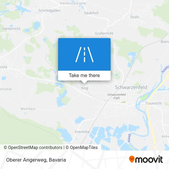 Карта Oberer Angerweg